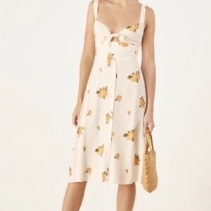 Floral Cream Dress